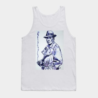 HUMPHREY BOGART watercolor and ink portrait Tank Top